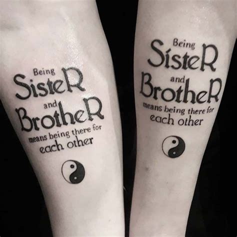 Top 10 funny brother sister tattoos ideas and inspiration